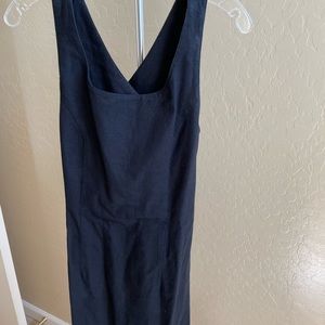 Express black linen /cotton dress .